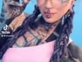 Anuskatzz WINK for you. More on Tiktok - name: Anuskatzz // SFW tattoo girl ink dreadlocks erotic