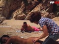 PORNDOEPEDIA - Sexy Babe Noe Milk Gets Seduced Into Hardcore Beach Sex - VIPSEXVAULT