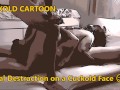 Cuckold Cartoon : Anal Destruction on a Cuckold Face