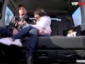 VIPSEXVAULT - Gina Gerson Cheats On Her Boyfriend Outdoor In The Backseat
