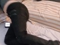 735 - Amateur Blonde, Bitch, Doggystyle, Blowjob, Ass licking, Satin Lingerie, Panties, Insults, POV