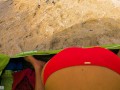 Pareja caliente teniendo sexo en una playa pública  -pareja amateur anelly fit