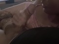 Coming on her tongue and face + slowmotion