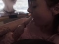 Coming on her tongue and face + slowmotion