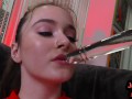 Greedy beauty anally riding lucky guy POV