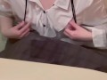 【乳首オナニー】着衣水濡れフェチが乳首だけでいけるようになりたくてひたすら弄ってる動画