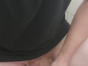 Horny at work almost got caught cumming