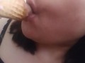 LICKING delicious ICE CREAM