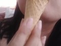 LICKING delicious ICE CREAM