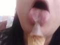 LICKING delicious ICE CREAM