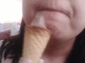 LICKING delicious ICE CREAM