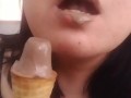LICKING delicious ICE CREAM