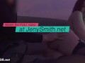 Jeny Smith teasing a stranger. Then he strokes her in a Night Club