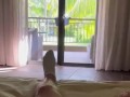 Footjob blowjob and Cumshot at Tahiti hotel 