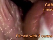 Close-up cum inside pussy