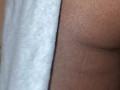 Hot Ebony PEEING - Dripping BUTTERFLY PUSSY LIPS and ASSHOLE CLOSE UP