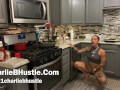 CharlieBhustle gets fucked while cooking coming in from the club