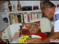 OMAHOTEL Two Guys Seducing One Grandma And Enjoys Sex With Her