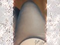Rubbing my pussy in my pantyhose and boots
