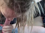 Public backseat fucking