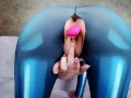 Uraraka Ochako get orgasm from vibrator