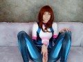 Uraraka Ochako get orgasm from vibrator