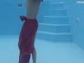 Tiny skinny pornstar Hermione Ganger in the pool