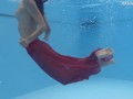 Tiny skinny pornstar Hermione Ganger in the pool