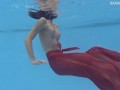 Tiny skinny pornstar Hermione Ganger in the pool