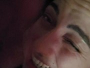 I gave her the PIRATE EYE, and she just laughed!