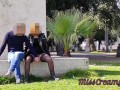 Real Amateur French Public Squirt Sex Risky on the Park !!! People walking near... 4K - MissCreamy