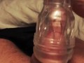 FeetingMe Compilation 04 - Foot fisting my man and masturbate with Fleshlight 