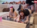 MyDirtyHobby - Kinky Teen FinaFoxy Sucks Her Stepbrother While She Plays Games With Her Friend