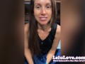 My view of getting pounded prone bone, POV blowjob, laser hair removal, asshole spread - Lelu Love