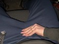 Outdoor Fun Walking And Fast Handjob In Car Big Cock Cum ! Soft Hands