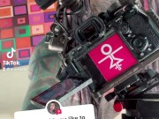 Follow me on Tiktok: Anuskatzz - sexy teasing behind the scene short before my XXX shooting - sfw