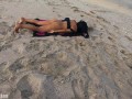 Me follo a PUTA desconocida en playa nudista de México
