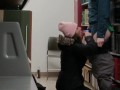 Spring Break means Heather Kane Slurping Down Cock in the Library