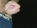 Love wanking outside