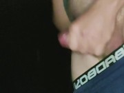 Love wanking outside