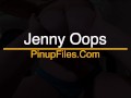 An oil massage focusing Jenny Oops huge boobs