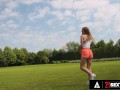 21 SEXTURY - Playful Lesbian Fucking In The Park With Alexis Crystal and Zlata Shine!