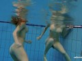 Katka and Kristy underwater hot babes