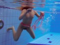 Katka and Kristy underwater hot babes