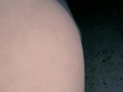 My First Belly Inflation alone with sounds of pump - pregnant belly