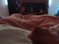 Sexy hunk verbally jacking off until cum on own stomach and chest