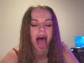 HORNY BABE ASKS TO CUM IN HER MOUTH