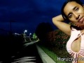 Unfaithful Latina exposed outdoors