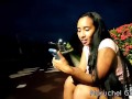 Unfaithful Latina exposed outdoors