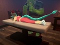 Orc Massage - elfa safada recebendo uma massagem